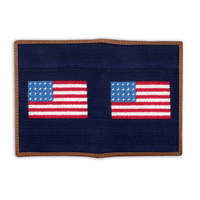 Étui pour passeport personnalisé créatif drapeau américain Dark Navy tapisserie passeport clip cadeaux à offrir à des amis comme cadeaux