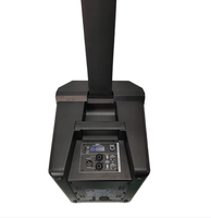 Mellisong YZ10-350AD Sistema de Altavoces Activos PA con Columna de Sonido Portátil Profesional de 10 Pulgadas, DSP, Enfriamiento Natural, LCD, TWS, 400W