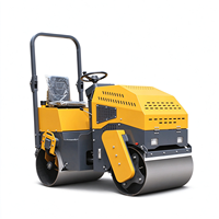 Compacteur routier vibrant à double tambour articulé, machine de compactage pour travaux de construction et de compactage de routes en asphalte