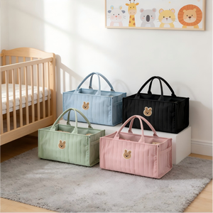 Sac <span class=keywords><strong>à</strong></span> langer pour bébé et tout-petit, sac <span class=keywords><strong>à</strong></span> main pour maman, grand sac de voyage en <span class=keywords><strong>feutre</strong></span>, sac de rangement pour bébé, sac <span class=keywords><strong>à</strong></span> langer - Product Image 1