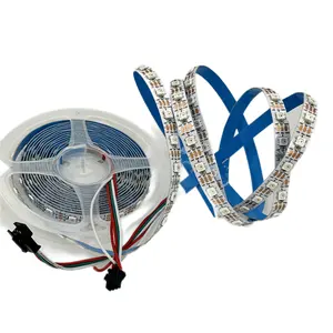 WS2812 קורן RGBIC DC12/24V ODM רצועות גמישות תאורת LED מותאמת אישית לפעילות חיצונית