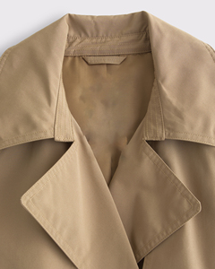 LEDUO - Abrigo de Gabardina Personalizado para Mujer, Elegante y Casual, con Cinturón, Cuello de Solapa y Manga Larga, para Otoño - Product Image 2