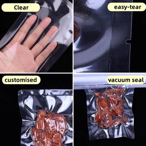Kantong Vakum Plastik Transparan untuk Memasak dan Menyimpan Makanan - Product Image 4