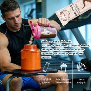 Amaz OEM Créatine + Électrolytes Monohydrate Taurine Calcium Sodium Potassium Poudre 900g Augmente la croissance musculaire et la force - Product Image 5