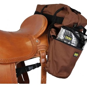 กระเป๋าอานม้าคุณภาพสูงสำหรับขี่ม้าแบบเทรล  แบบมีแผ่นรองและฉนวนกันความร้อน  ตัวอย่างสินค้าฟรี ขายส่งจากโรงงาน - Product Image 5