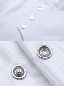 Mono de chef fino y transpirable para hombre, manga corta, verano, Hotel, Catering, después de hornear, Cocina, Restaurante occidental - Product Image 3