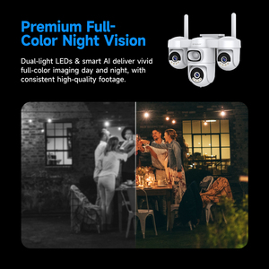 Caméra IP extérieure Vstarcam CS623SR 9MP WIFI à 3 objectifs et 3 écrans, avec suivi humain IA O-KAM, PTZ, sécurité CCTV, prix usine, <span class=keywords><strong>achat</strong></span> en gros - Product Image 4