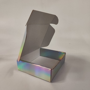 Boîte Express Personnalisée Haut de Gamme à Fermeture Auto-Adhésive avec Fermeture Éclair Gratuite <span class=keywords><strong>et</strong></span> Film à Déchirure Facile - Product Image 1
