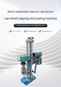 Machine de capsulage semi-automatique pour bouteilles de vin, de liqueur et de verre, avec bouchons à vis ROPP et en aluminium - Product Image 3
