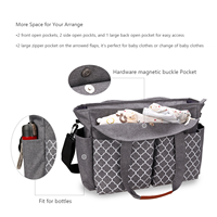 Sac à langer multifonctionnel imperméable et tendance pour maman, sac à bandoulière pour la maternité, rangement de voyage en plein air pour maman et bébé