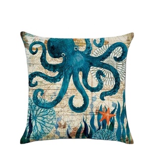Tortuga Marina caballo pulpo ballena animales impresión cuadrado sofá funda de cojín siesta funda de almohada coche Decorbox decoración del hogar suministros - Product Image 1