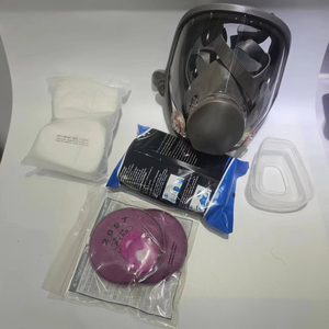 Respirador KN95 Reutilizable de la Mejor Calidad con Válvula de Exhalación, Protección contra Gases Orgánicos, Máscara Facial Completa de Silicona Antipolvo - Product Image 5