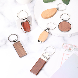 Key Chains Wood Keychain Keyring Wholesale Custom Name Sublimation Blank Wooden Custom Logo