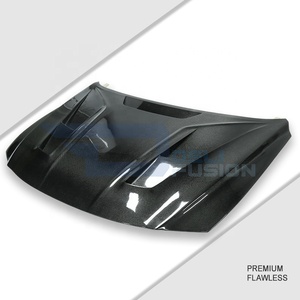 Capot en carbone pour Hyundai Elantra N/Avante N (CN7) type JW, double face en fibre de carbone, avec aérations - Product Image 2