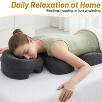 Coussin de soutien ergonomique en mousse à mémoire de forme pour les seins, avec coussin de poitrine pour femmes