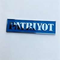 Logo 3D personnalisé, adhésif 3M, emblème métallique pour voiture, emblème en plastique ABS résistant aux intempéries, plaqué chrome pour véhicule, machine, moto