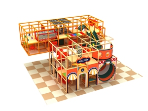 Aire de jeux intérieure commerciale Liben, toboggans et tubes multicolores à plusieurs niveaux, capacité de plus de 500 kg, plus de 100 enfants, pour centres commerciaux, centres de divertissement - Product Image 1
