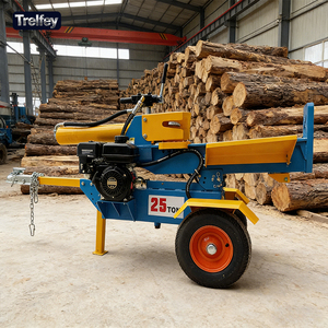 Fendeuse de bûches et caleuse de bois à essence 25T pour l'exploitation minière et le traitement du bois dur - Product Image 1