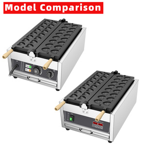 Профессиональная коммерческая интеллектуальная мини-вафельница на 16 вафель в форме сердца для ресторанов, пекарен и закусочных - Product Image 4