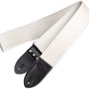Correa de guitarra de cuero personalizada, correas de guitarra de cuero vegano suave, correa de guitarra de poliéster, correa de guitarra clásica, cierre de correa de guitarra, correa de hombro - Product Image 1