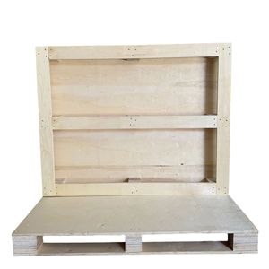 พาเลทไม้อัดรูปตัวเอช ขนาด 1000x800 มม. ยี่ห้อ Linwei Wood Industry แบบสี่ทาง  ไม่ต้องรมควัน สำหรับส่งออกทางเรือ - Product Image 3