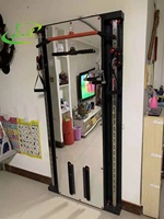 Máquina multifuncional de entrenamiento de fuerza deportiva, máquina de gimnasio cruzado con cable para el hogar