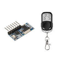 Module récepteur RF 433 MHz avec décodeur de code d'apprentissage, kit DIY sans fil 433 MHz à 4 sorties pour télécommande, encodage 1527