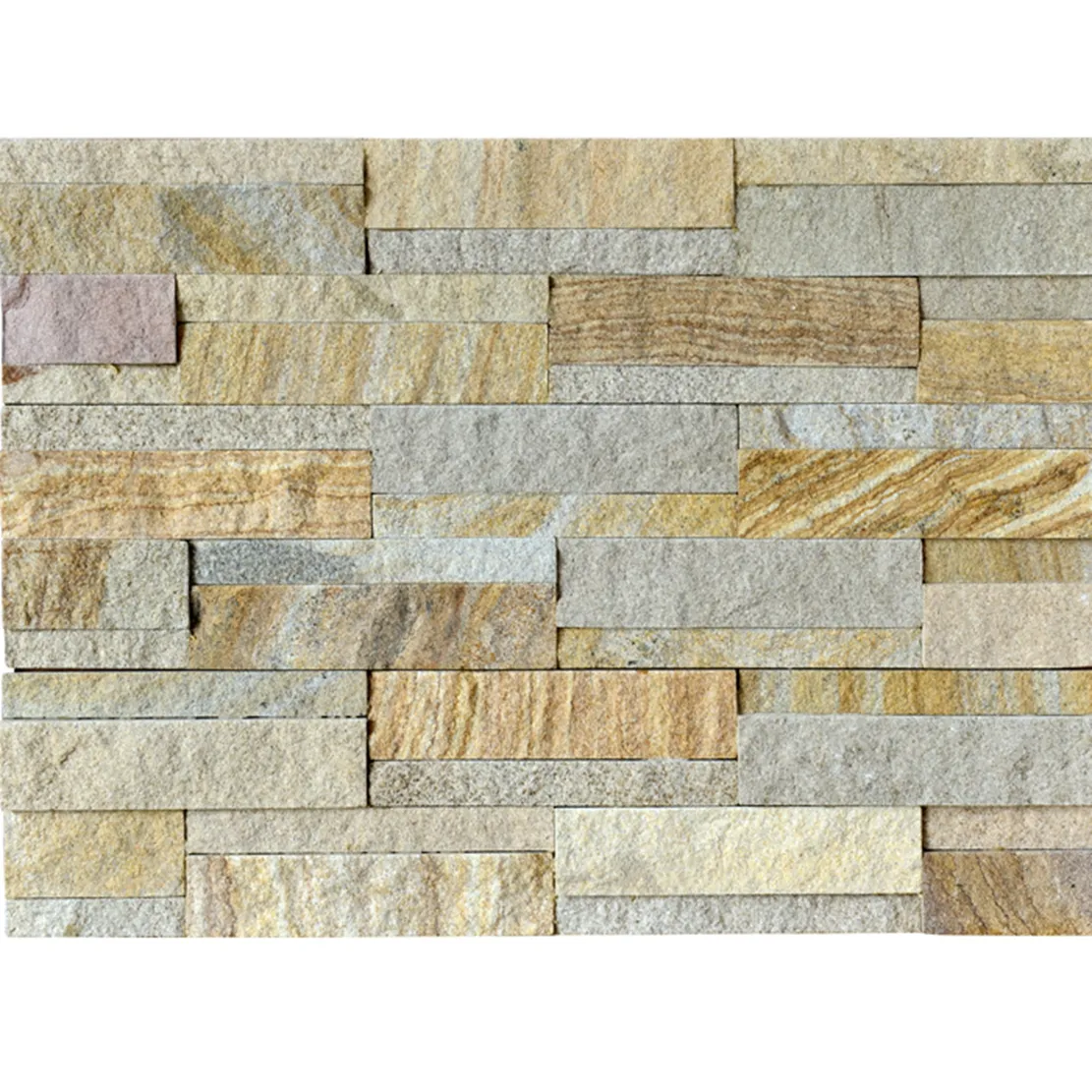 Moderno esterno piastrelle ardesia irregolare parete naturale cultura pietra con antiacido resistenza all'erosione colore interno Beige per alberghi