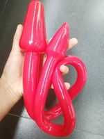 Sextoy Long Jelly Dildo réaliste à extrémités souples, pénis double pénétration, gros pénis, jouets sexuels pour adultes pour femme, homme, couple