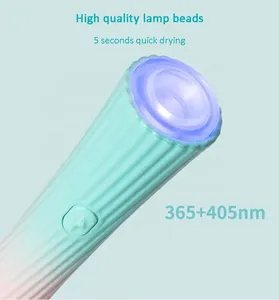 Lámpara de Uñas Portátil con Diseño de Cintura Delgada, Lámpara de Uñas LED Recargable, Mini Lámpara de Uñas UV para Curado de Gel - Product Image 3