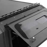 Couverture de benne de camion en alliage d'aluminium, auvent rigide de 5 pieds pour Tacoma, accessoires de camionnette en acier inoxydable