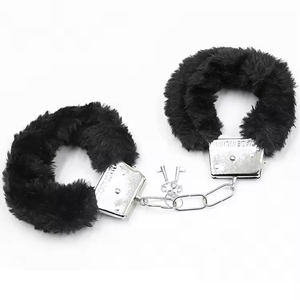 <b>BDSM</b> Bondage <b>Restraint</b> Faux Fur Hand Cuffs Wrist Cuffs Ankle Cuffs for Adult Foreplay - Product Image 4