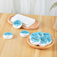 Toalla de Baño Compacta, Portátil, Comprimida, Biodegradable, Reutilizable, 100% Fibra Vegetal, para Viajes, Campamentos, Senderismo, Toalla de Limpieza