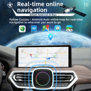 GRANDnavi Universal con cable a inalámbrico Carplay AI Box 8 Core Plug and Play Android 13 GPS Navi Youtube Netflix <span class=keywords><strong>Spotify</strong></span> Prime - Product Image 4