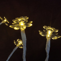 24 LED Lotus Light Kupferdraht Bonsai Bäume mit LED-Lichtern Weihnachten Bonsai Nacht lampe LED Home Decoration Color Light