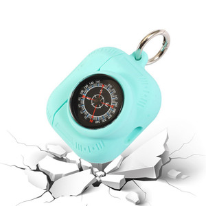Housse de protection anti-perte 2 en 1 pratique pour <span class=keywords><strong>AirPods</strong></span> Pro2, étui <span class=keywords><strong>AirTag</strong></span>, coque en silicone antichoc, protection arrière - Product Image 4