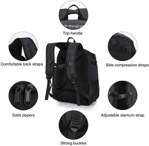 Sac à dos de basketball BSCI, grand sac de sport pour hommes et femmes, personnalisable avec compartiment pour ordinateur portable, idéal pour le football, le volley-ball et la natation - Product Image 4