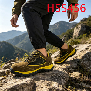 HY, Zapatos de Senderismo de Camuflaje con Tejido de Punto a Precio Económico, Antipinchazos, Duraderos, con Suela de PU/PU Inyectado, Zapatos de Tenis HSS007 - Product Image 4