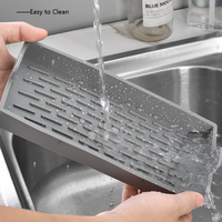 4PCS Séparateurs de plaques de cuisson en silicone de qualité alimentaire avec poignées robustes et résistantes à la chaleur Plateau en silicone réutilisable pour les repas
