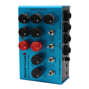 Pedal simulador de amplificador de guitarra Bright Flame Multi, simulador de gabinete estéreo, preamplificador, caja DI, pedal de efectos para guitarra eléctrica para grabación en estudio. - Product Image 2