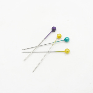 Colored Beaded <b>Pins</b> 800 Pieces Per Box Round Head 8 Mm General Use - Product Image 5