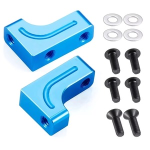 อะลูมิเนียมอัลลอยด์ ซีลิโคนยึดเซอร์โว รุ่น B ผลิตด้วยเครื่อง CNC สำหรับรถ <span class=keywords><strong>Tamiya</strong></span> <span class=keywords><strong>TT02</strong></span> ขนาด 1/10 อะไหล่รถบังคับวิทยุสำหรับเด็กผู้ชาย - Product Image 3