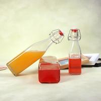 Botella de Vidrio Transparente de 1000 ml con Tapa de Cierre Hermético, Botella de Vidrio para Jugo o Vino de 32 oz, Botella de Agua de Vidrio de 600 ml para Uso Alimentario