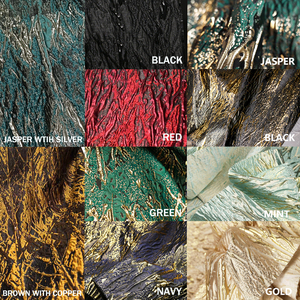 Hot Sell Embossed <strong>Black</strong> Brocade Fabric 3D <strong>Pattern</strong> Dress Gown Clothing Slim Dress Jacquard Textile - Product Image 5