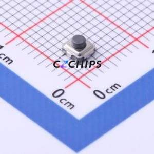 YTSA007A0204001B Tactile Switch SMD Switch Single Pole Single Throw Round Button 4N Vertical Mount - Product Image 1