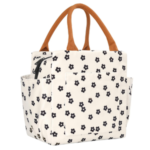 Sacs à déjeuner mignons et réutilisables, boîte à lunch isotherme de grande capacité, sac isotherme réutilisable pour le travail/le pique-nique/les voyages - Product Image 1