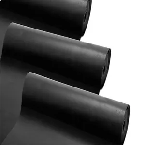 Extruded गर्मी प्रतिरोधी बंद सेल फोम NBR EPDM sbr neoprene 3mm रबर रोल/रबर शीट