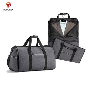 Bolsa de almacenamiento plegable gratuita para ropa y prendas de vestir. Bolsas de viaje grandes para trajes hechas de poliéster PU impermeable. - Product Image 4
