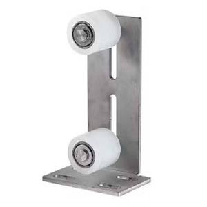 Poulie de rail coulissant moderne en acier inoxydable à double roue, type HUV, avec roulement à gorge, durable, 3 mm, pour accessoires de porte coulissante push-pull - Product Image 5