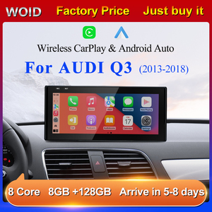 Autoradio multimédia sans fil CarPlay Auto Android 14 pour AUDI Q3 2013-2018, écran 10,25 pouces, système multimédia automobile - Product Image 3